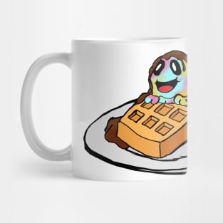 Ice Cream Kaiju (Waffles, Rainbow) Mug